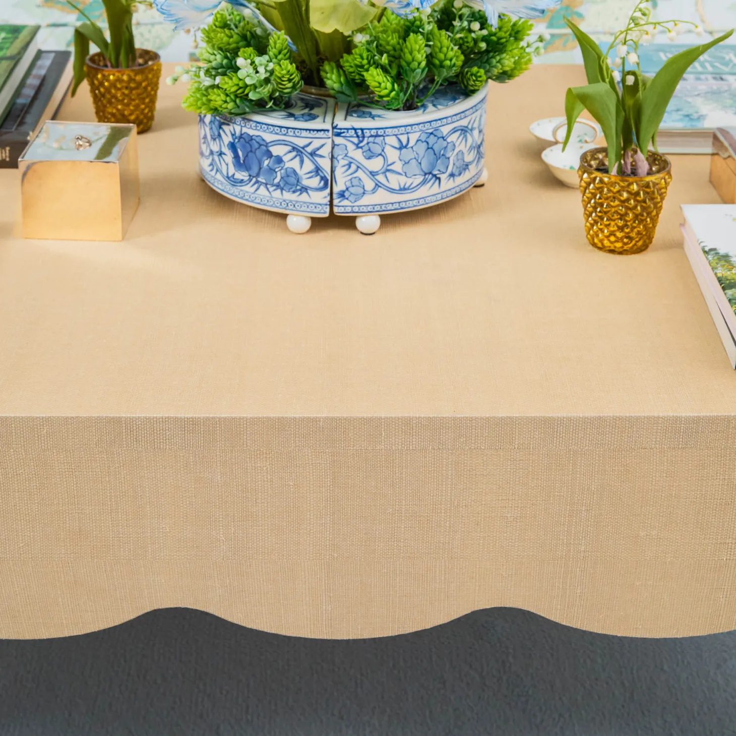 Adele Grasscloth Coffee Table