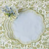 Alathea Blue & Green Linen Placemats (Set of 4)