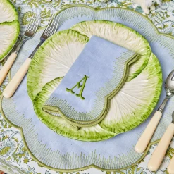 Alathea Blue & Green Placemats & Napkins (Set of 4)