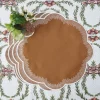 Alathea Caramel Linen Placemats (Set of 4)