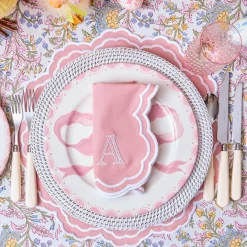 Allegra Pink Placemats & Napkins (Set of 4)
