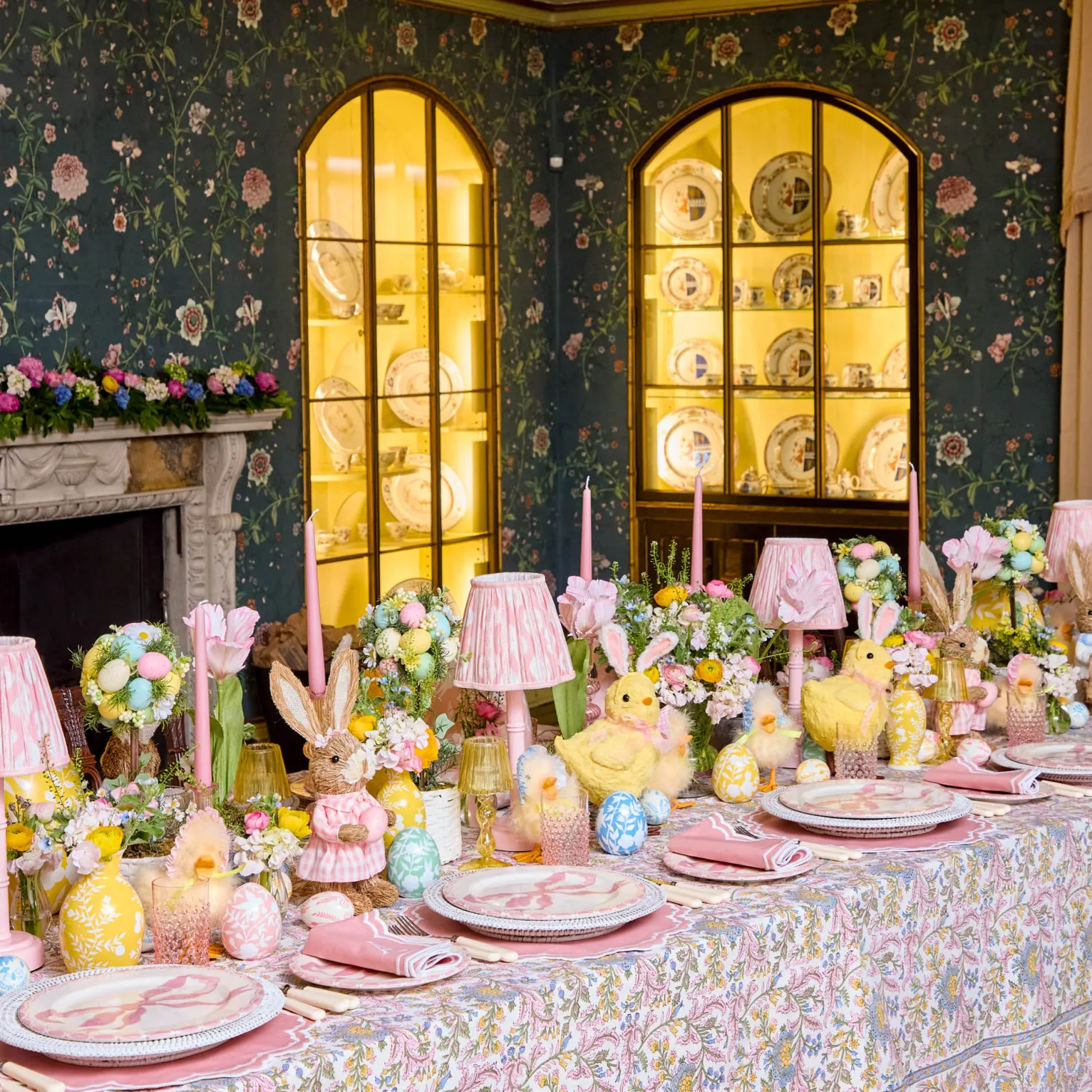 Allegra Pink Placemats (Set of 4)