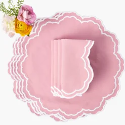 Allegra Pink Placemats (Set of 4)