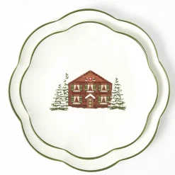 Alpine Chalet Dinner & Starter Plates (Set of 8)