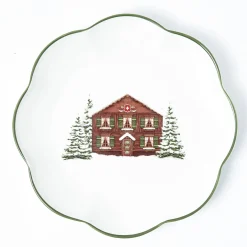 Alpine Chalet Dinner Plate