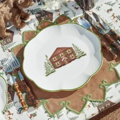 Alpine Chalet Dinner Plate
