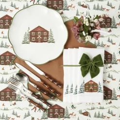 Alpine Chalet Dinner Plate