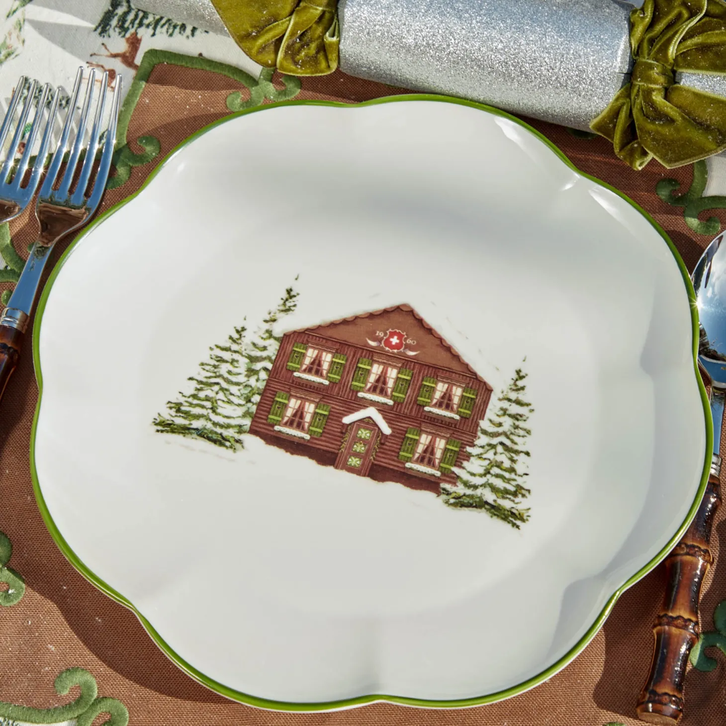 Alpine Chalet Dinner Plate (Set of 4)