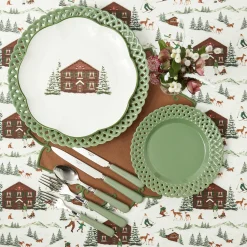 Alpine Chalet Dinner Plate (Set of 4)