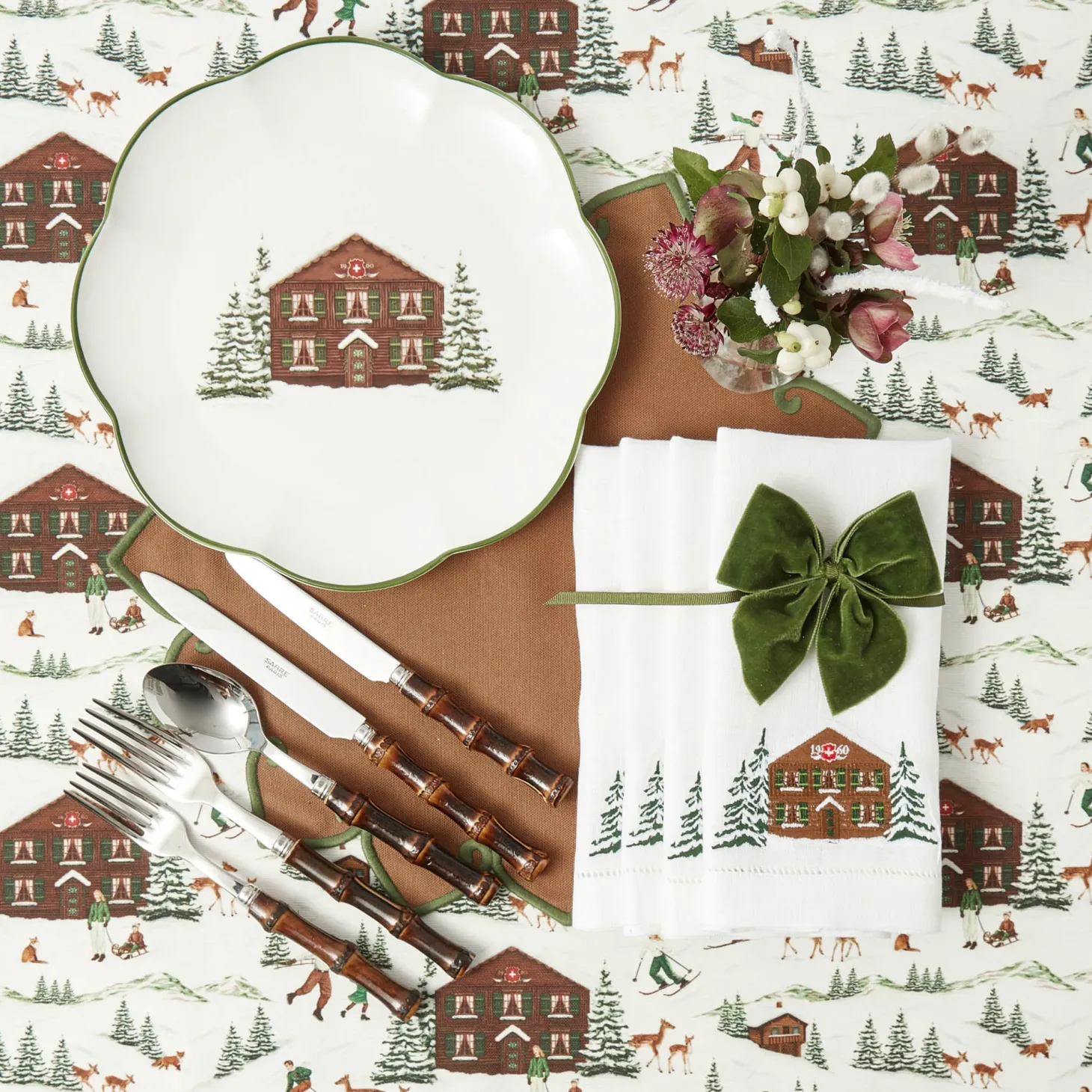 Alpine Chalet Dinner Plate (Set of 4)