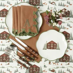 Alpine Chalet Starter Plate (Set of 4)