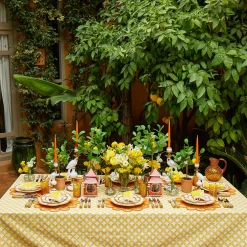 Amber Hobnail Jug