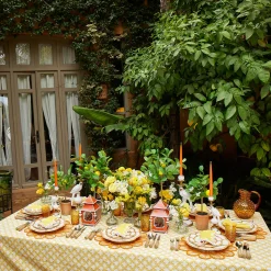 Amber Hobnail Jug