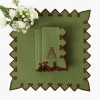 Angelina Forest Green & Brown Napkins (Set of 4)