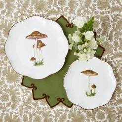 Angelina Forest Green & Brown Placemats (Set of 4)