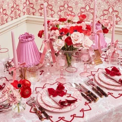 Angelina Pink & Red Napkins (Set of 4)