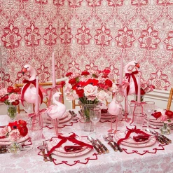 Angelina Pink & Red Placemats (Set of 4)