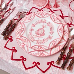 Angelina Pink & Red Placemats (Set of 4)