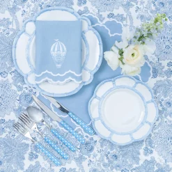 Angelique Blue Tablecloth