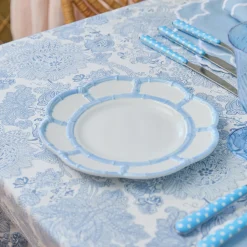 Angelique Blue Tablecloth