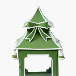 Apple Green Bow Pagoda Lantern