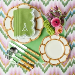 Apple Green Isabella Napkins (Set of 4)