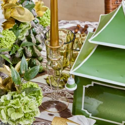 Apple Green Mini Pagoda Lantern (Pair)