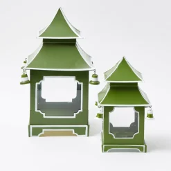 Apple Green Pagoda Lantern Set