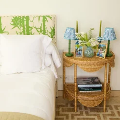 Aria Rattan Braided Side Table
