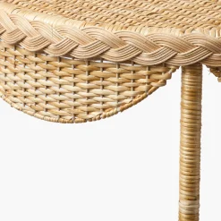 Aria Rattan Braided Side Table