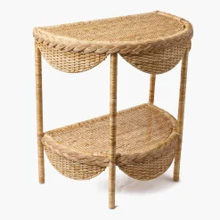 Aria Rattan Braided Side Table