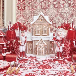 Assorted Red Glitter Nutcracker Trio
