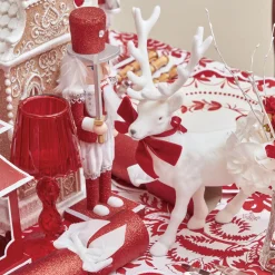 Assorted Red Glitter Nutcracker Trio