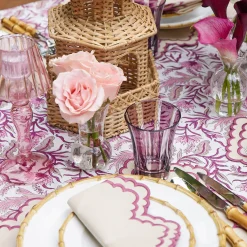 Aubergine Positano Glasses (Set of 4)