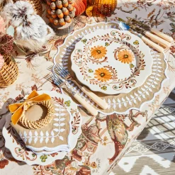 Autumn Flowers Dinner Plate