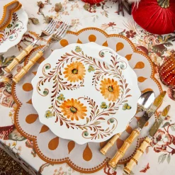 Autumn Flowers Dinner Plates (Set of 4)