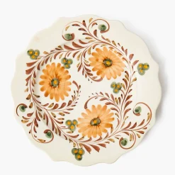 Autumn Flowers Dinner Plates (Set of 4)