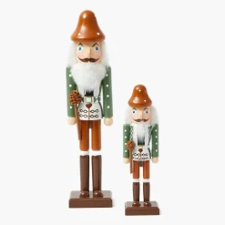 Autumnal Gnome Nutcracker (Pair) - 38cm
