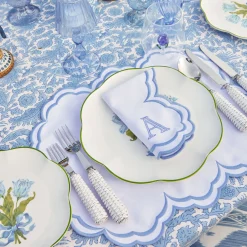 Azure Pheasant Tablecloth