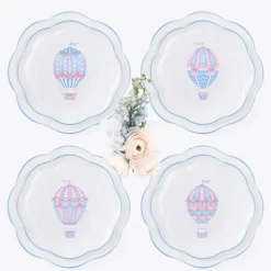 Bea Balloon Dinner & Starter Plates (Set of 8)
