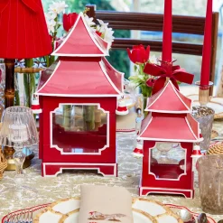 Berry Red Pagoda Lantern