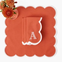 Bettina Burnt Orange Napkins (Set of 4)