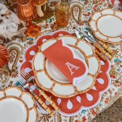 Bettina Burnt Orange Napkins (Set of 4)
