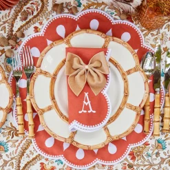 Bettina Burnt Orange Napkins (Set of 4)
