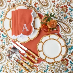 Bettina Burnt Orange Napkins (Set of 4)