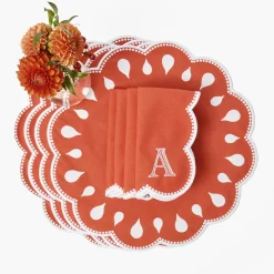 Bettina Burnt Orange Placemats (Set of 4)