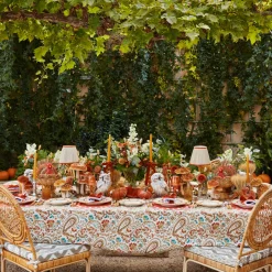 Bettina Burnt Orange Placemats & Napkins (Set of 4)