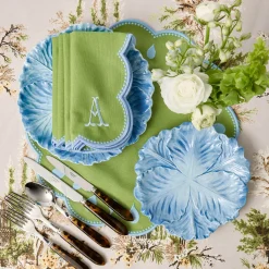 Bettina Green & Blue Placemats & Napkins (Set of 4)