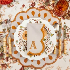 Bettina Taupe & Mustard Placemats (Set of 4)