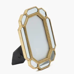Beveled Edge Mirror Photo Frames (Set of 2)
